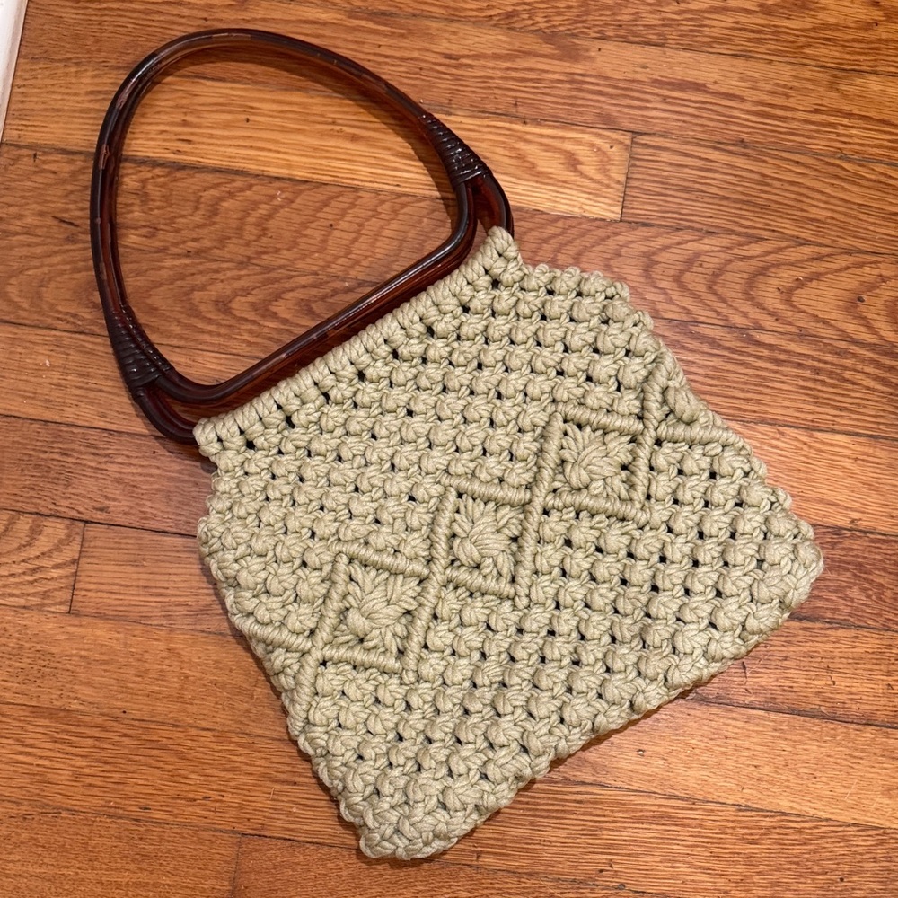 Vintage Macarame Purse